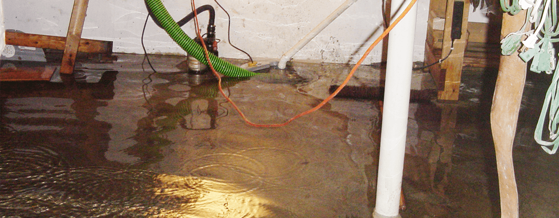 Flooded Basement | Area Waterproofing & Concrete | Wisconsin