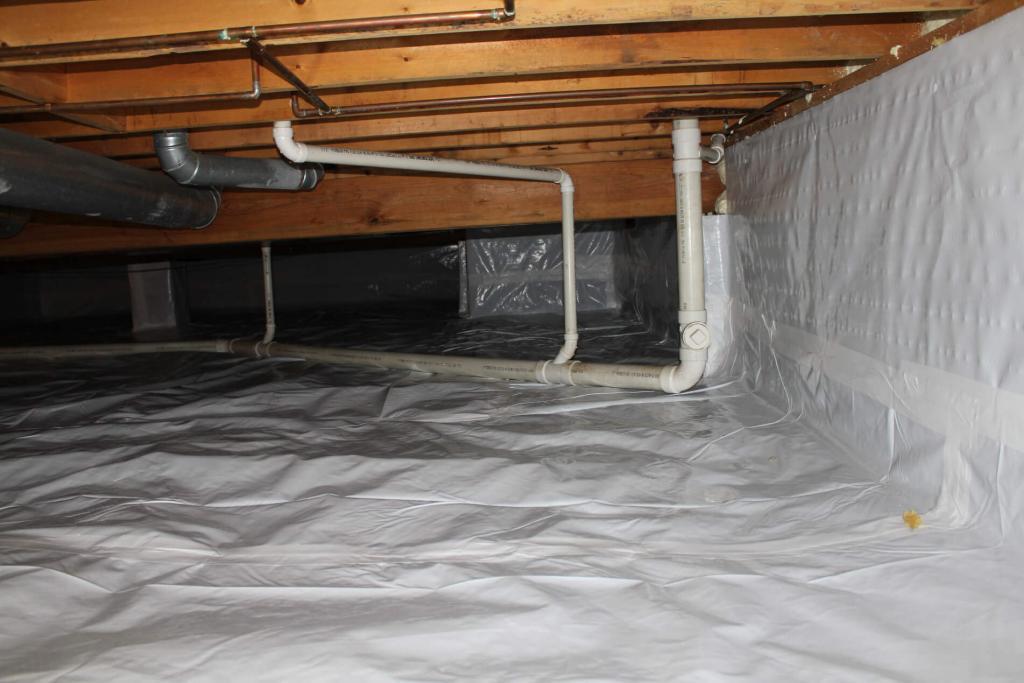 Crawl E Encapsulation Company Moisture Area Waterproofing Of Crawl