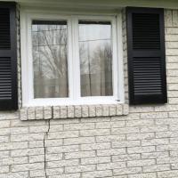 Sinking Foundation Crack in Wall | Area Waterproofing & Concrete | Wisconsin