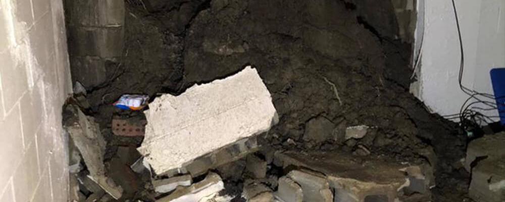 Wall Rebuilding Before | Area Waterproofing & Concrete | Wisconsin Wall Rebuilding Before | Area Waterproofing & Concrete | Wisconsin