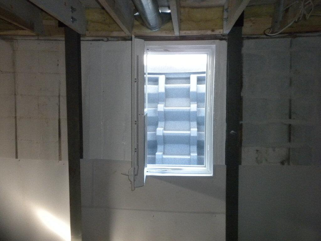 Egress Window Open | Egress Window Installation | Area Waterproofing